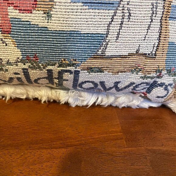 May All Your Weeds Be Wildflowers Embroidered Pillow - Picture 8 of 16